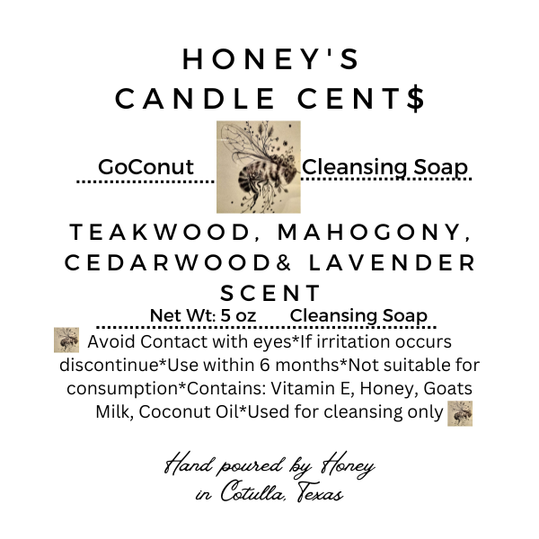 *Goats Milk Soap Teakwood, Mahogany & Lavender