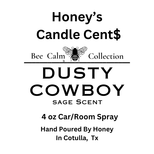 -Car/Room Spray Dusty Cowboy - Sage Earth & Woods Scented
