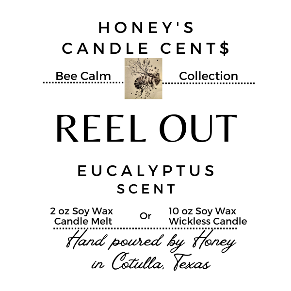 Reel Out - Eucalyptus Scented Wickless Candle