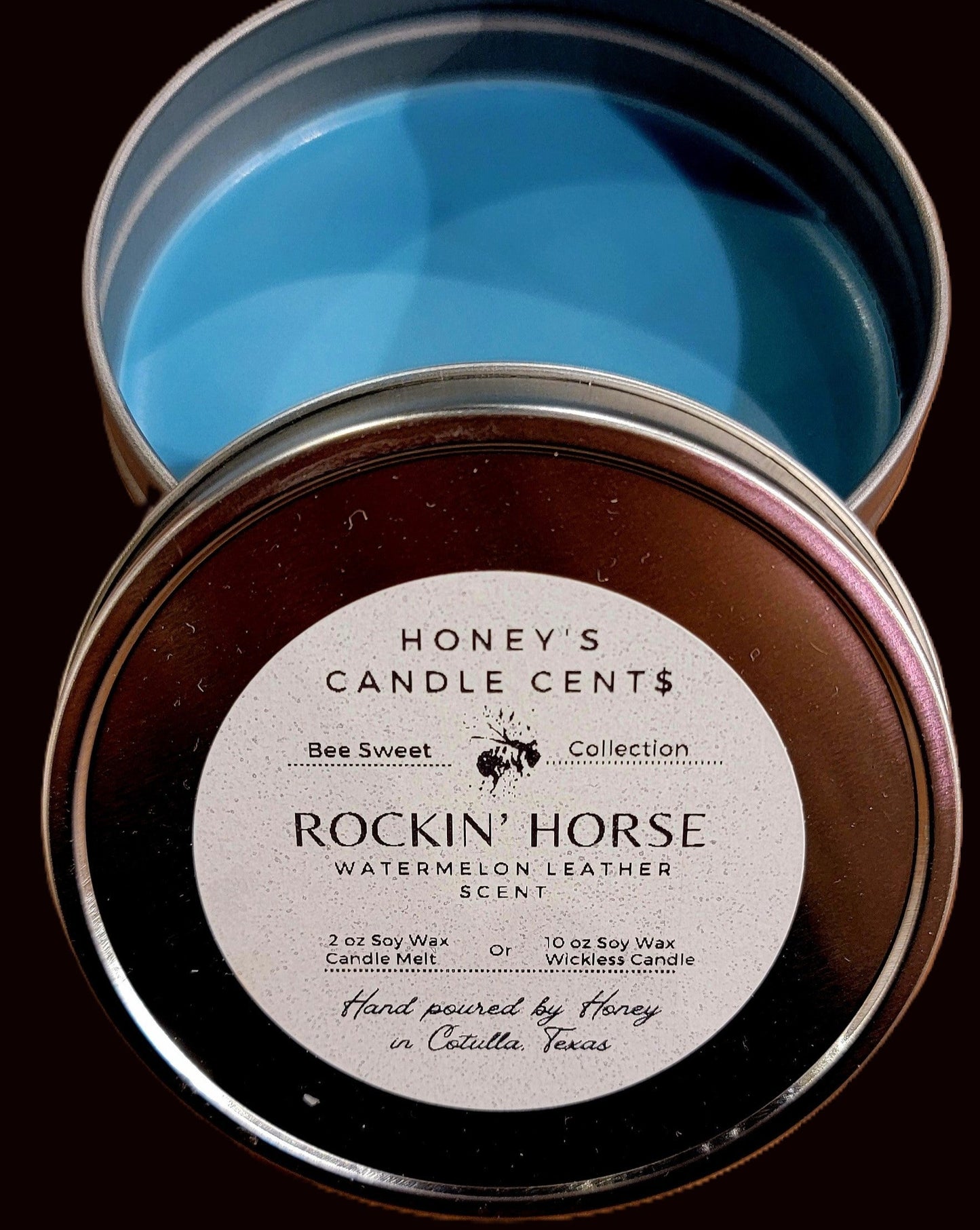 Rockin' Horse - Watermelon Leather Wickless Candle