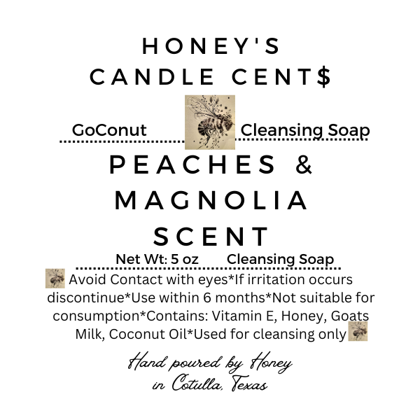 *Goats Milk Soap Peaches & Magnolia Scent