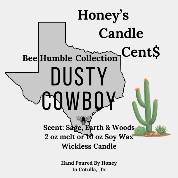 Dusty Cowboy - Sage Earth & Woods Scented Wickless Candle