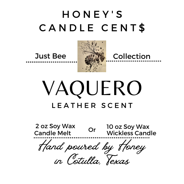 Vaquero - Leather Scented Wickless Candle
