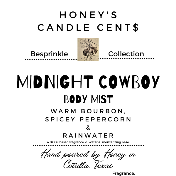 #Midnight Cowboy Body Mist