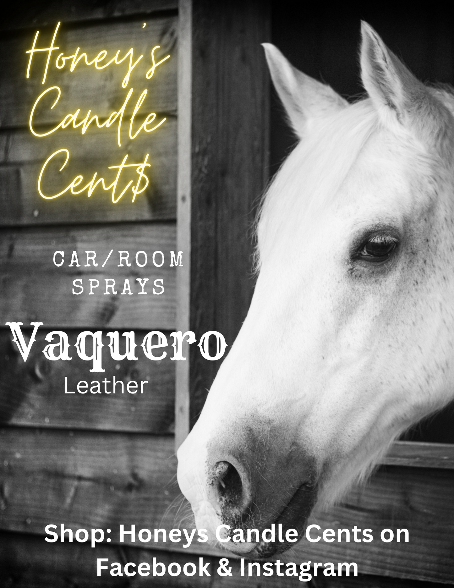 Vaquero - Leather Scented Wickless Candle