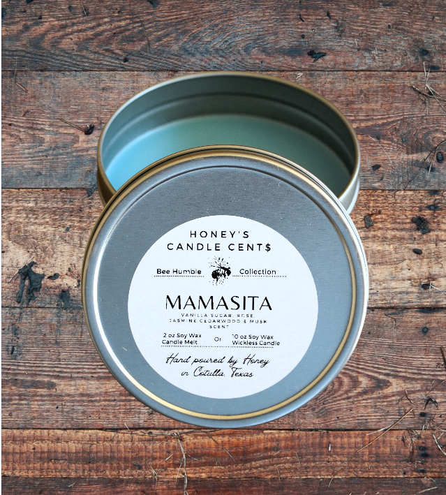Mamasita - Vanilla, Rose, Jasmine Cedarwood & Vanilla Musk Scented Wickless Candle