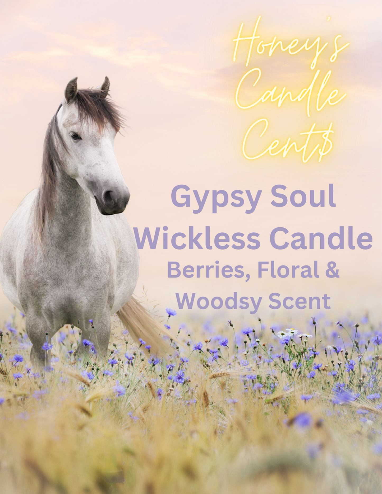 Gypsy Soul - Berries Floral & Woodsy Scented Wickless Candle