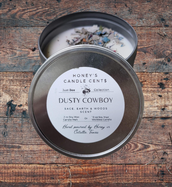 Dusty Cowboy - Sage Earth & Woods Scented Wickless Candle