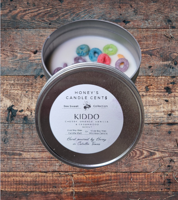 Kiddo - Cherry, Orange, Vanilla & Cedarwood Scented Wickless Candle
