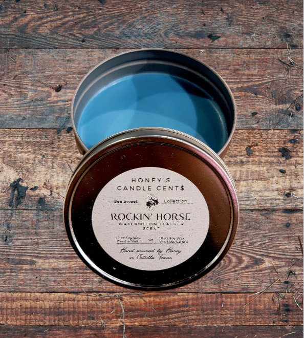 Rockin' Horse - Watermelon Leather Wickless Candle