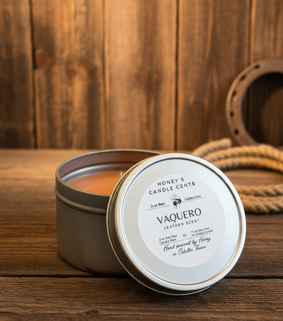 Vaquero - Leather Scented Wickless Candle