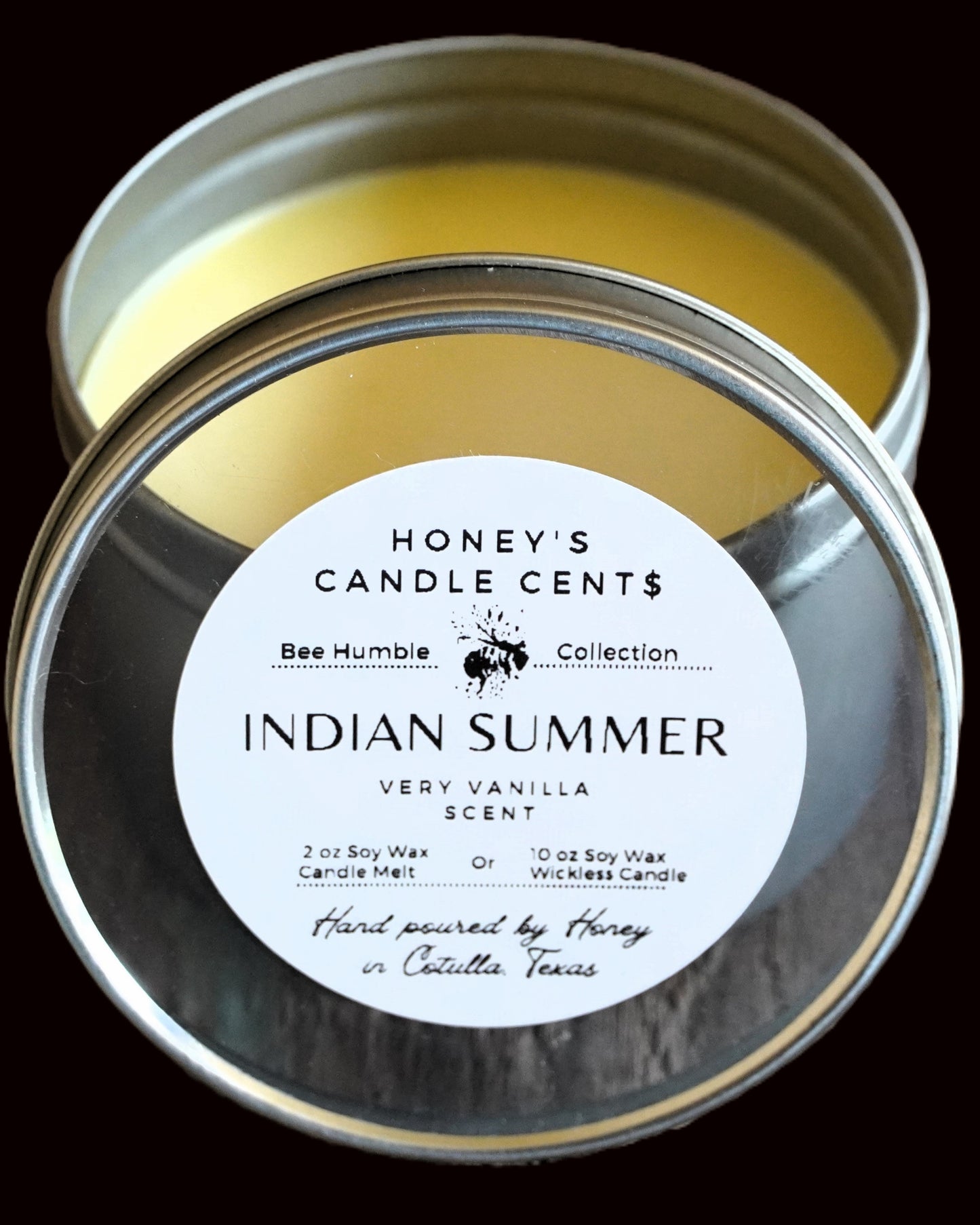 Indian Summer - Vanilla Scented Wickless Candle