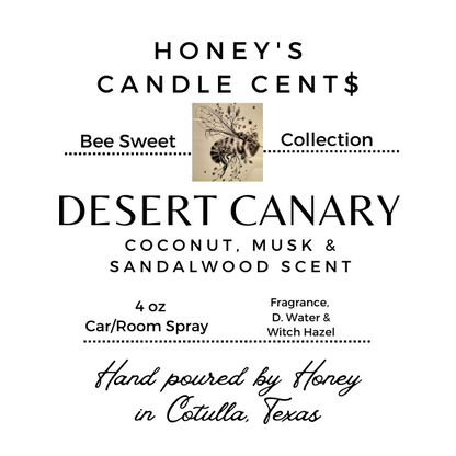 Car/Room Spray - Desert Canary