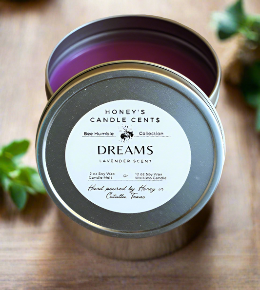 Dreams - Lavender Scented Wickless Candle