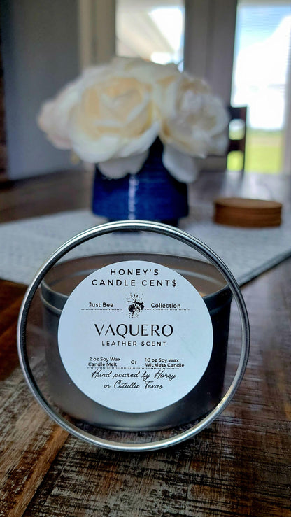 Vaquero - Leather Scented Wickless Candle