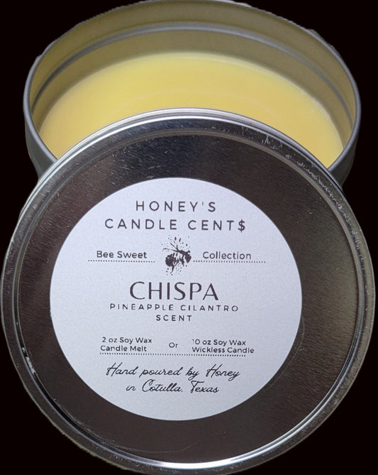 Chispa - Pineapple & Cilantro Scented Wickless Candle