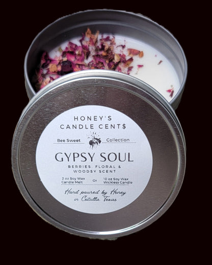 Gypsy Soul - Berries Floral & Woodsy Scented Wickless Candle