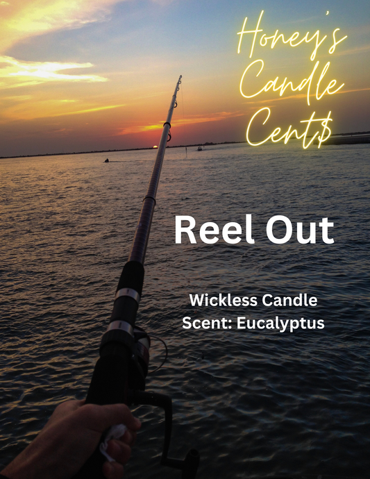 Reel Out - Eucalyptus Scented Wickless Candle