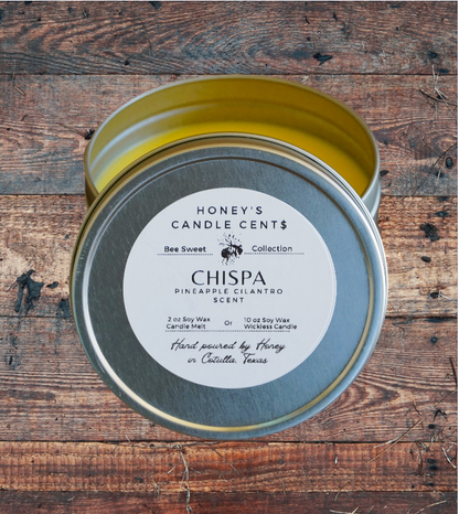 Chispa - Pineapple & Cilantro Scented Wickless Candle