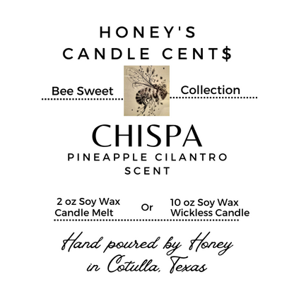 Chispa - Pineapple & Cilantro Scented Wickless Candle