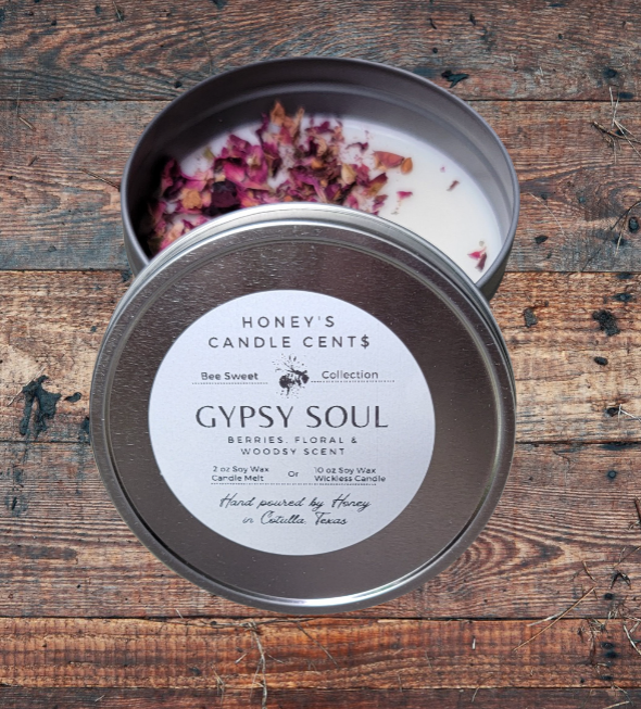 Gypsy Soul - Berries Floral & Woodsy Scented Wickless Candle