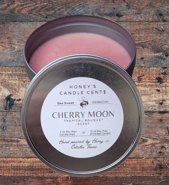 Cherry Moon- Tropical Bouquet Scented Wickless Candle