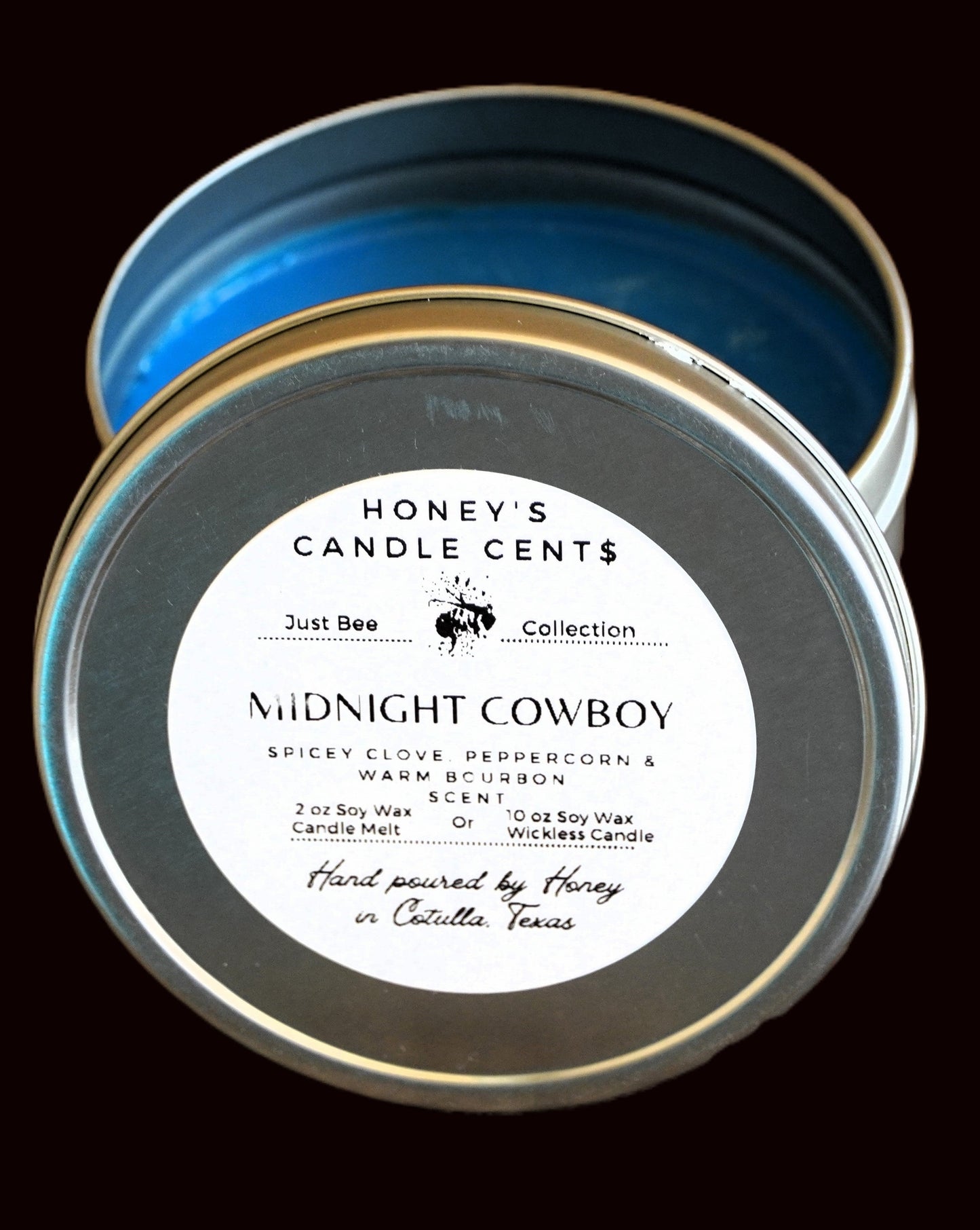 Midnight Cowboy - Spicy Clove Leaf & Peppercorn & Warm Bourbon Scented Wickless Candle