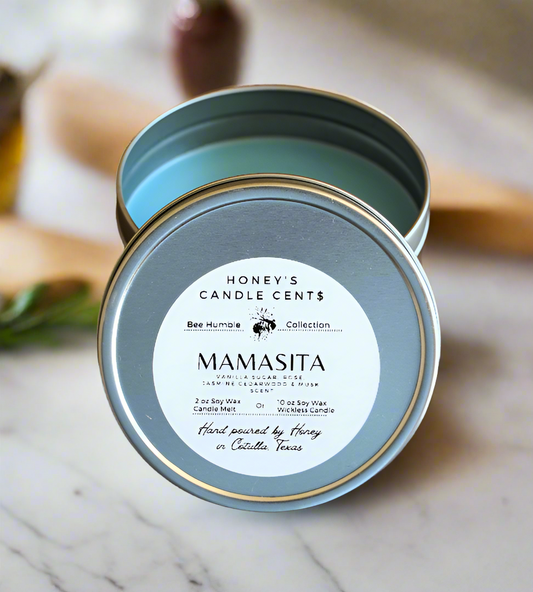 Mamasita - Vanilla, Rose, Jasmine Cedarwood & Vanilla Musk Scented Wickless Candle