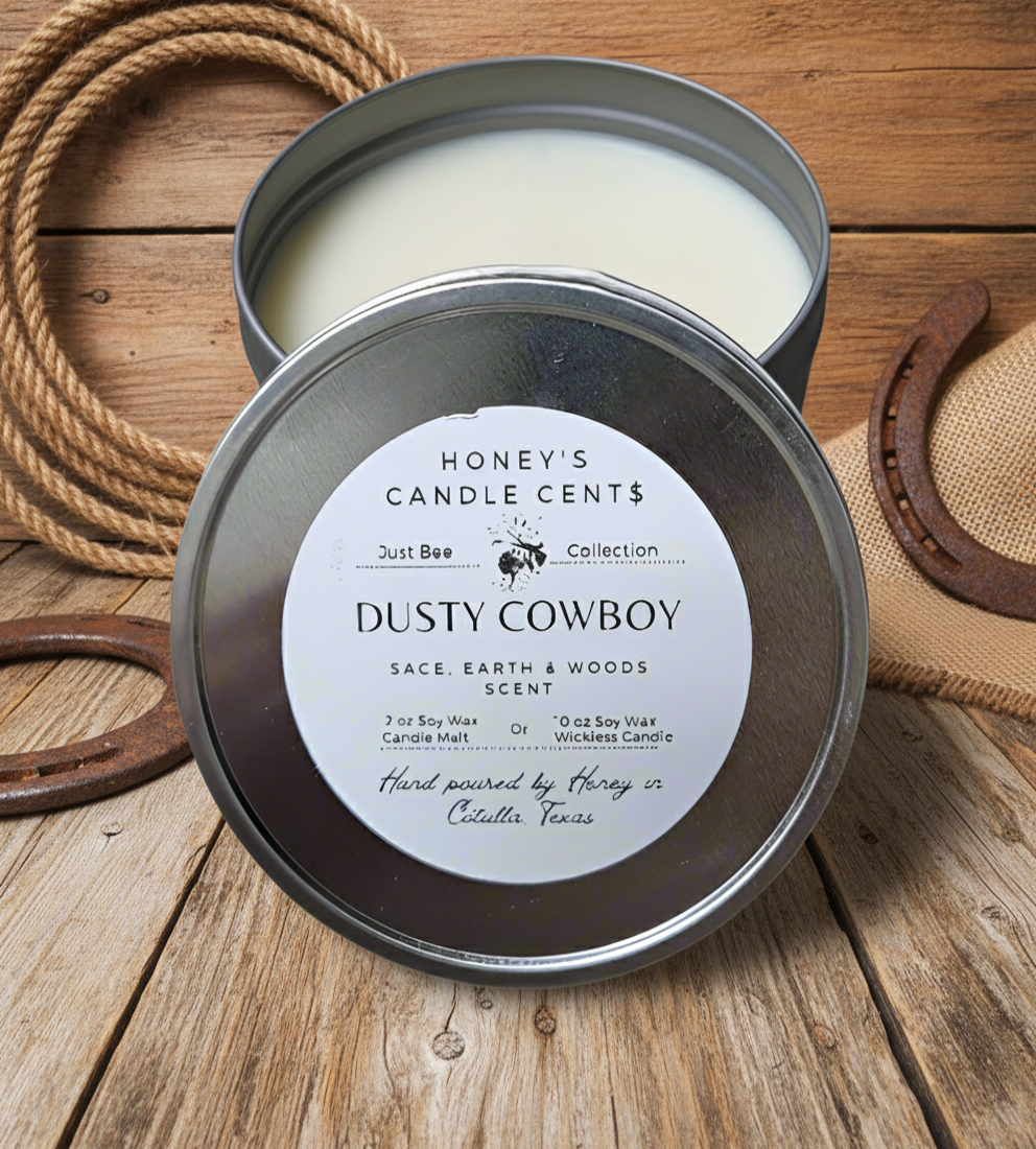 Dusty Cowboy - Sage Earth & Woods Scented Wickless Candle