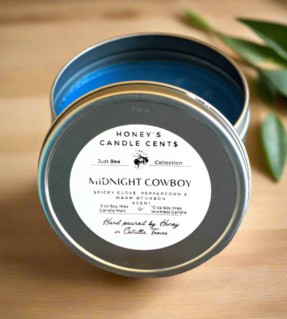 Midnight Cowboy - Spicy Clove Leaf & Peppercorn & Warm Bourbon Scented Wickless Candle