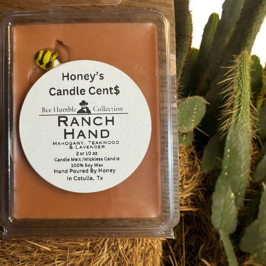 Candle Melt Ranch Hand - Mahogany Teakwood