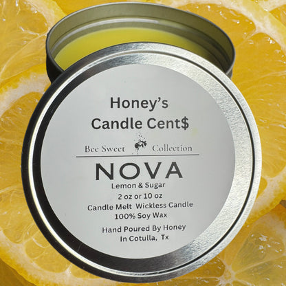 Nova  Lemon & Sugar Wickless Candle