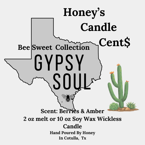 Gypsy Soul - Berries Floral & Woodsy Scented Wickless Candle