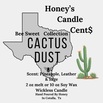 Cactus Dust - Wickless Candle
